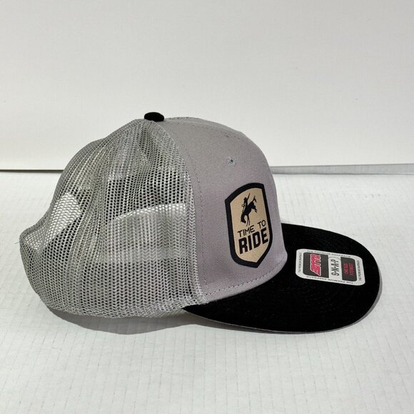 Polaris DTTO Snapback Trucker Hat Gray - Time To Ride Embroidered OSFM - Picture 4 of 12